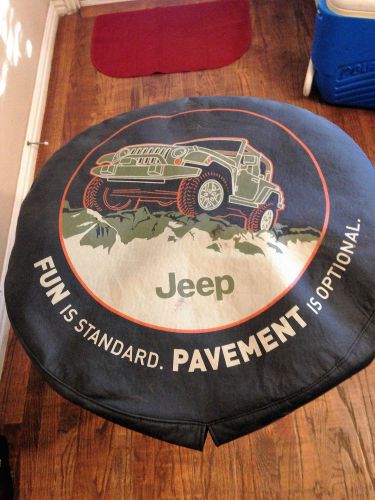 Jeep rear tire cover