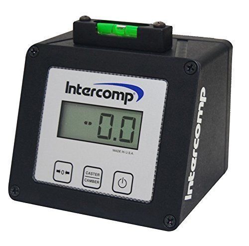 Intercomp racing 100008 digital caster camber gauge w/case no adapter