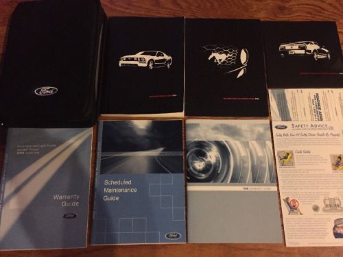 2006 ford mustang owners manual set with case oem lqqk!!!