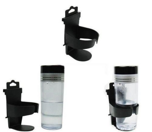 One black universal vehicle car truck door mount drink bottle cup holder stand