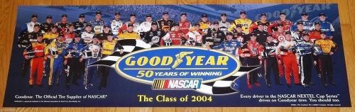 2 ford chevy dodge class 2004 goodyear tire 50 years of winning nascar posters!