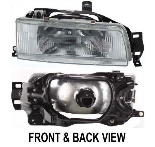 New headlight lamp passenger right side clear lens halogen rh hand to2503114