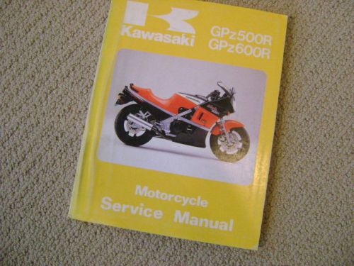 Kawasaki gpz500r gpz600r  factory dealer service shop repair manual
