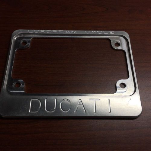 Ducati aluminum license plate frame ducati custom