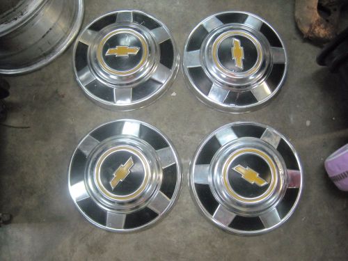 1973-1987 chevy truck hub caps 16&#034; dog dish gmc sierra 77 79 84 85 silverado