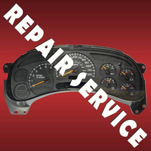 Repair service for chevrolet gm gmc instrument cluster chevy dash speedometer