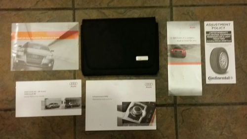 09 2009 audi a6 infotainment mmi guide w/ books and case ***no owners manual**