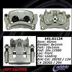 Centric parts 141.61124 front left rebuilt caliper with hardware