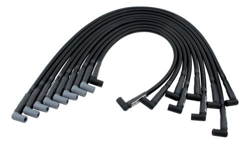 Quickcar racing products 11.5 mm black hei style spark plug wire set p/n 40-300