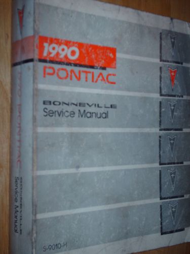 1990 pontiac bonneville shop manual original book!