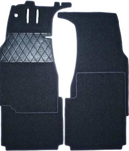 Premium black loop mat set for mercedes ponton w120/121 180 190 1953-1962