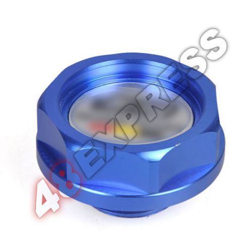 Blue mugen power engine oil cap cover plug for honda auto