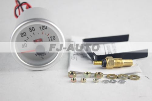 40-120℃ with sensor hot sale blue led 2&#034;52mm water temperature gauge