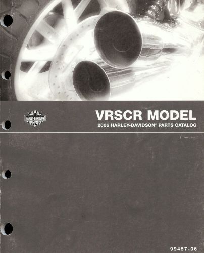 2006 harley-davidson vrscr street rod v-rod parts catalog manual -vrscr-vrod