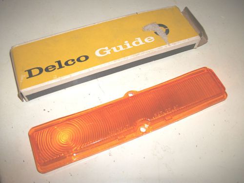 Nos 1962 chevrolet chevy ii amber parking light lens