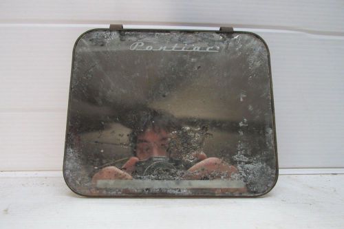 Vintage pontiac sun visor clip on mirror with clips