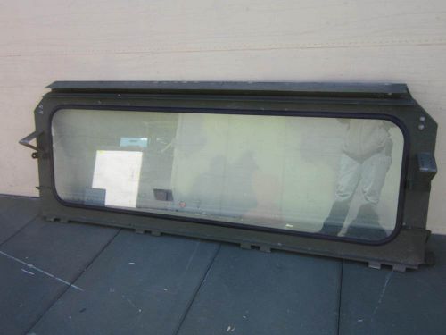 Army green vehicle window frame 3501340, nsn 2510014804008, flanges on ends