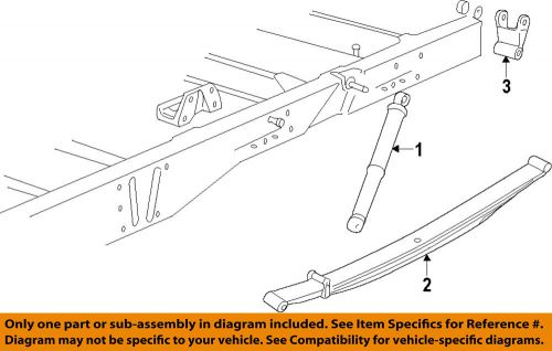 Gm oem rear suspension-shackle 20773420