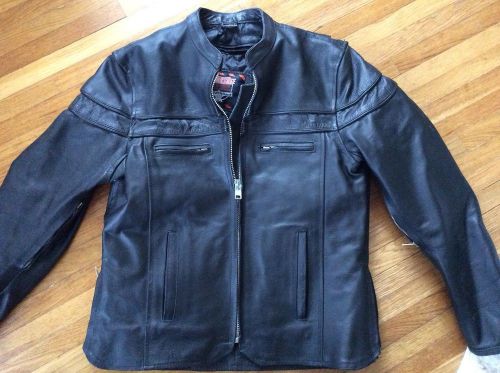 Sz lg women&#039;s leather interstate motorcycle jacket