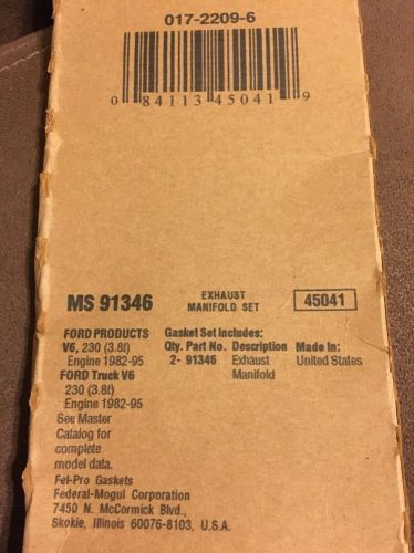 Fel-pro ms91346  manifold gasket set