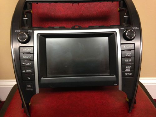 2012-2014 toyota camry oem gps navigation system jbl prem + hdd maps