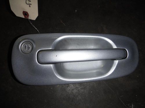 2002-2003 subaru wrx wagon - left exterior door handle - driver door - silver