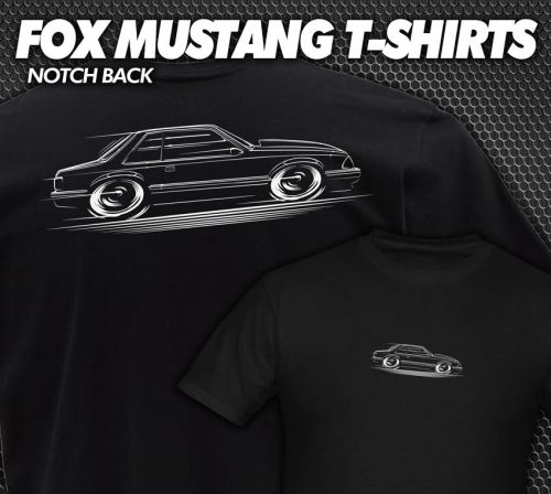 Mustang t-shirt ford fox body notch back 2xl 1987 1988 1989 1990 1991 1992 1993