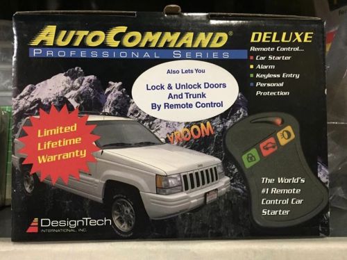 Autocommand remote control car starter vintage brand new