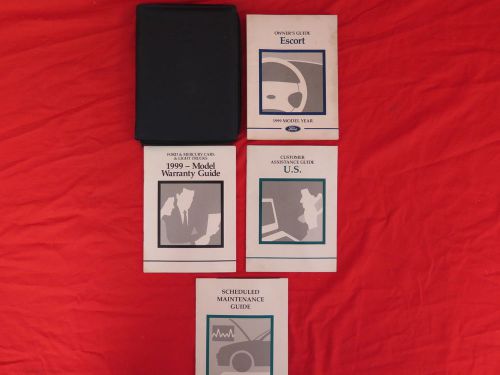 1999 ford escort owners manual guide book