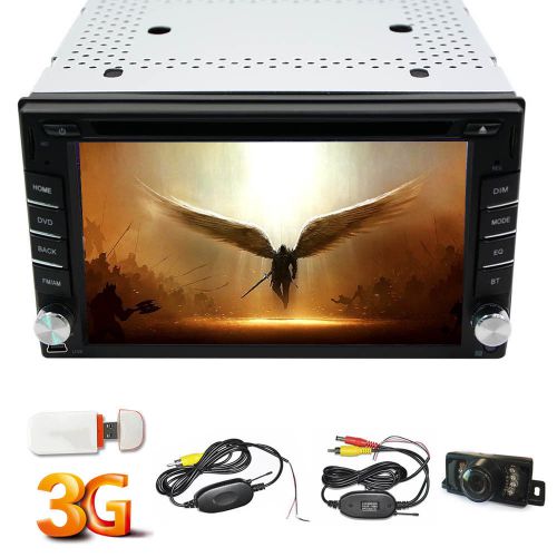 Radio in-dash double din car stereo 6.2 inch dvd gps navi fm/am ipod camera+3g