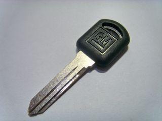 Buick chevy chevrolet oldsmobile pontiac transponder ignition pk3 blank key