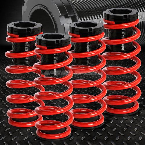 1-3&#034; adjustable coilover suspension lowering spring for 85-98 vw golf/jetta red