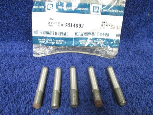 1957-70 chevy  283ci  327ci  350ci  .003 over  rocker arm studs  nos gm 516