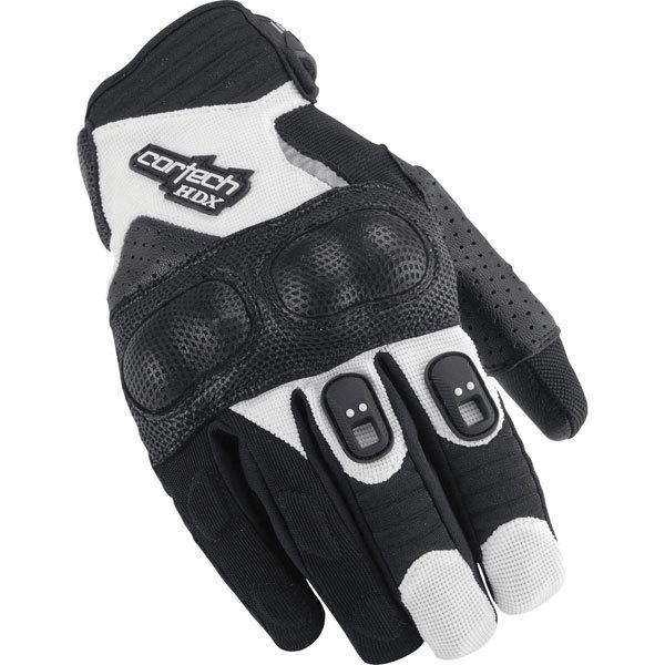 Black/white s cortech hdx 2 women's leather glove