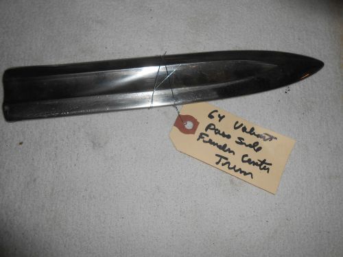 1964 plymouth valiant convertible passenger fender trim  original part