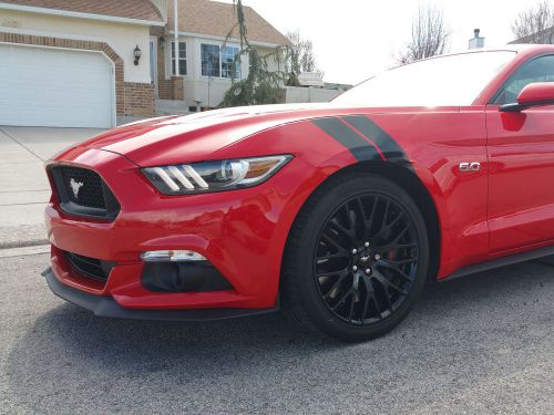 Ford mustang 4&#034; fender hash stripes 2015 2016 high quality 2 sets of stripes