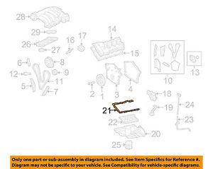 Chrysler oem-engine oil pan gasket 4792608ac