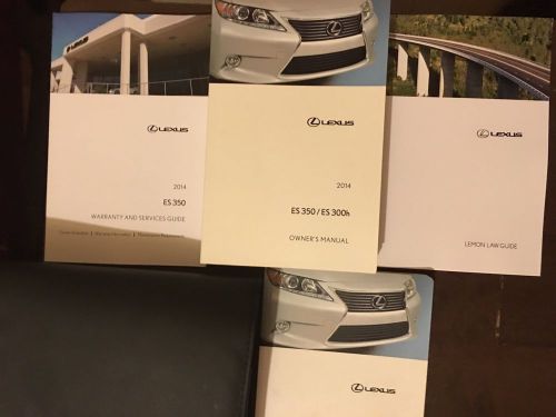 2014 lexus es 350 / es 300h owners manual