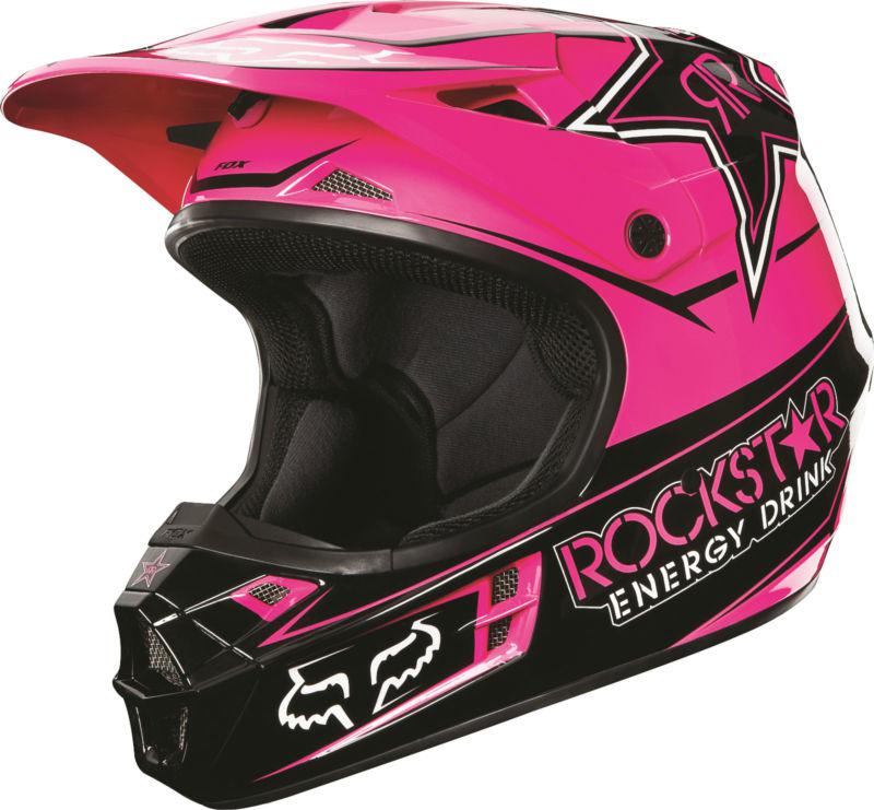 02828-285 fox v1 rockstar helmet adult motorcycle mx atv off road  