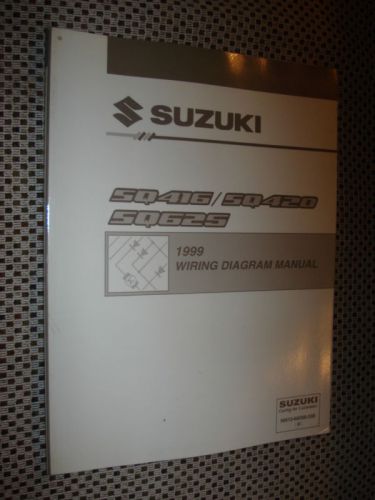 1999 suzuki sq416 420 625 wiring diagram service manual