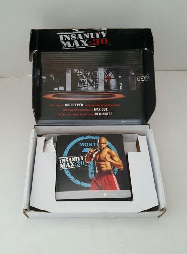 New! max:30 lnsanity w0rk0ut deluxe full set 13dvd shaun t&#039;s beachbody.