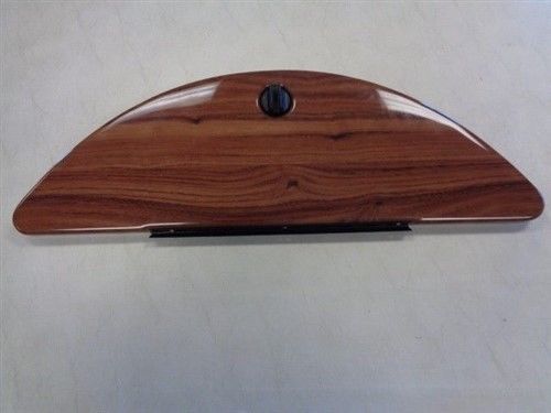 Locking glove box door with (2) keys 22&#034; x 7&#034; woodgrain marine boat