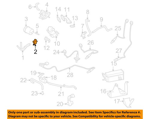 Mitsubishi oem 07-09 outlander 3.0l-v6 emission-vacuum valve mr160676