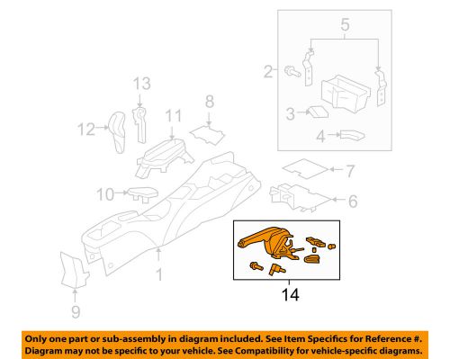 Honda oem 12-14 insight-parking brake lever 47105tm8013zb