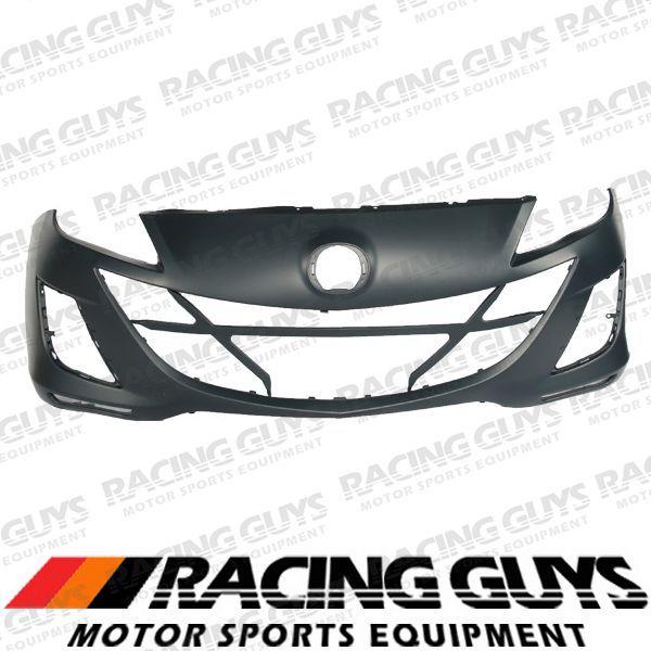 10 mazda 3 4dr sedan 2.0l front bumper cover primered facial plastic ma1000223