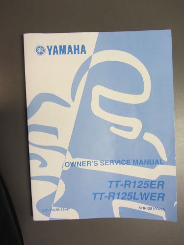 Yamaha tt-r 125 owner&#039;s manual