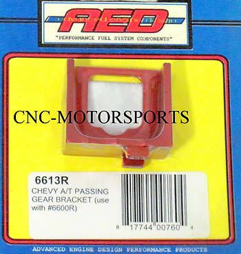 Aed chevy a/t passing gear bracket red