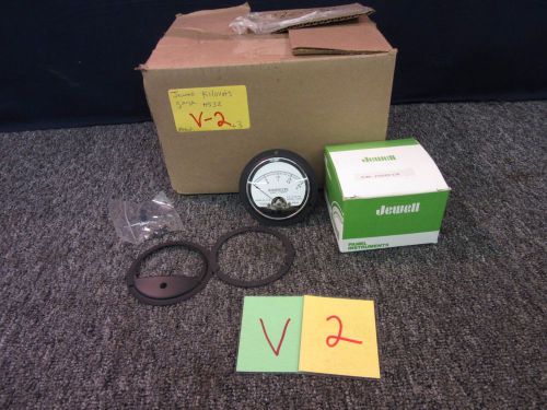 Jewell dc kilovolts gauge voltmeter 131010-134 military panel surplus instrument