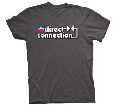 New chrysler dodge jeep ram mopar direct connection grey shirt! choice of l xl