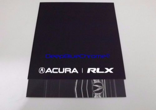 Acura rlx 2016 sales catalog 3 piece brochure booklet factory guide luxury sedan